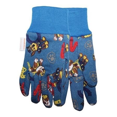 Grillgear Nickelodeon Kids Cotton Gardening Gloves - Blue- pack of 6 GR152803